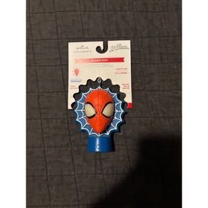 Hallmark Ornaments Marvel Spider Man Christmas Light Up Icon Decoration